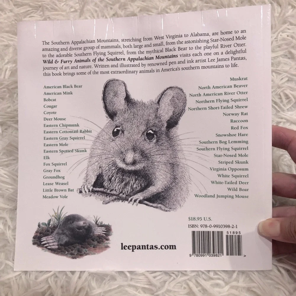 Wild & Furry Animals of the Appalachian Mountains Book Autographed Lee Pantas